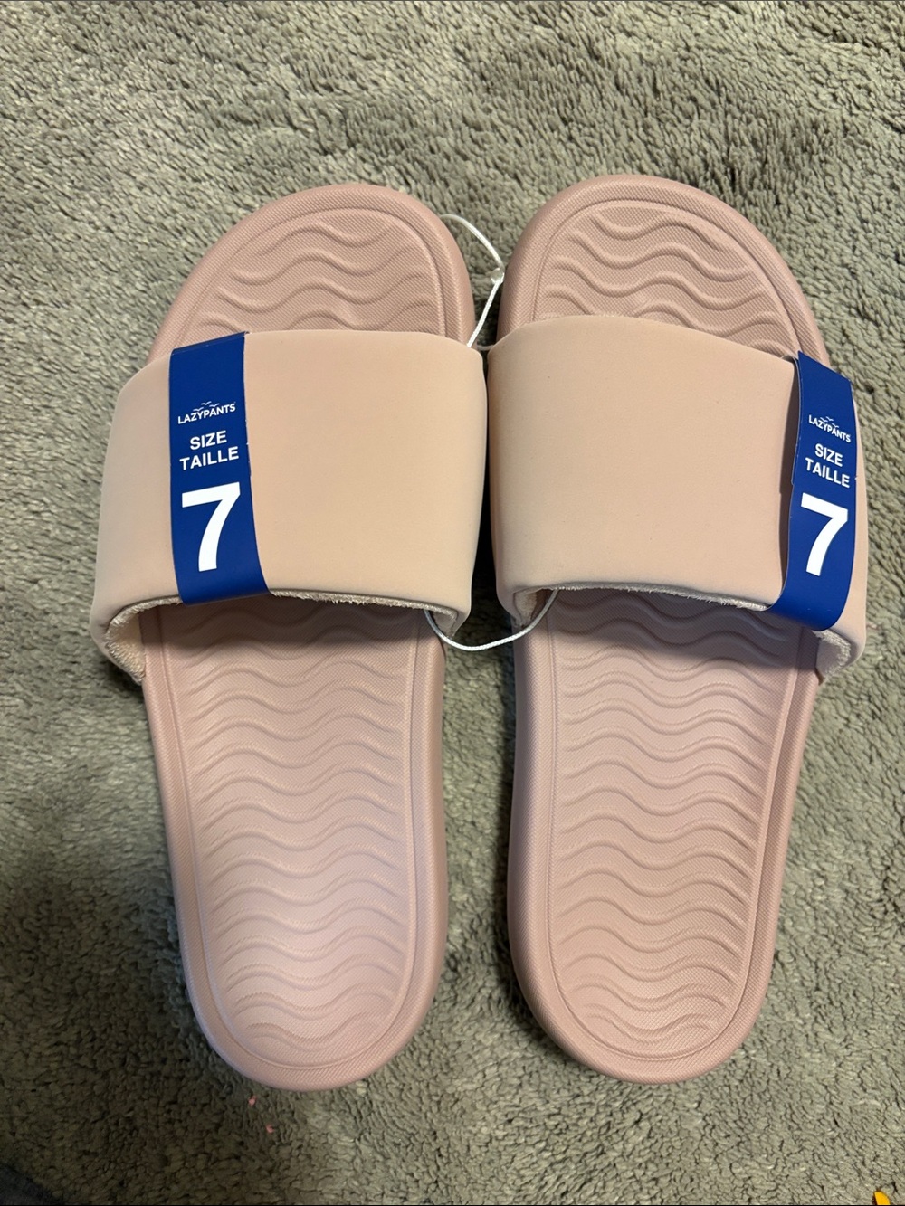 Lazypants Kids Slide Sandals - Blush Pink